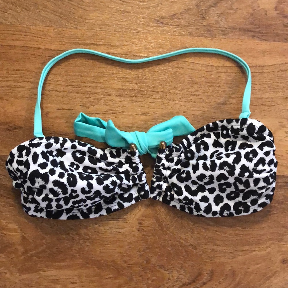Xhilaration Strapless Swim Top